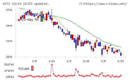 電算システムホールディングスチャート