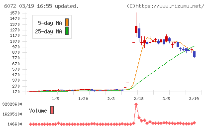 地盤ネットホールディングスチャート