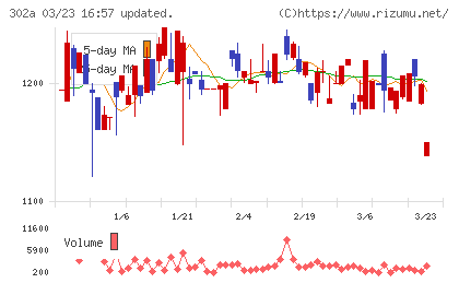 ビースタイルホールディングスチャート