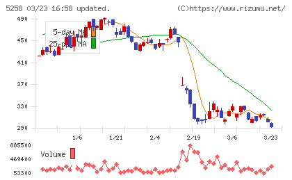 トランザクション・メディア・ネットワークスチャート