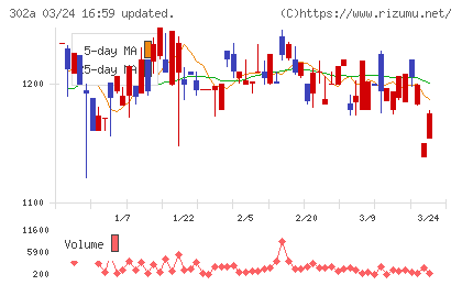 ビースタイルホールディングスチャート