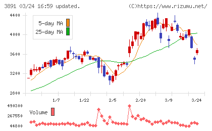 ニッポン高度紙工業チャート