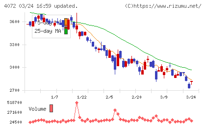 電算システムホールディングスチャート
