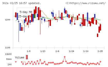 ビースタイルホールディングスチャート