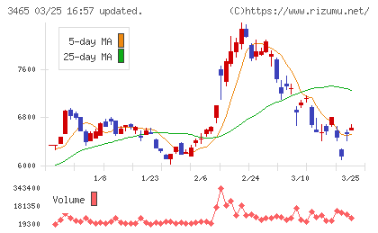 ケイアイスター不動産チャート