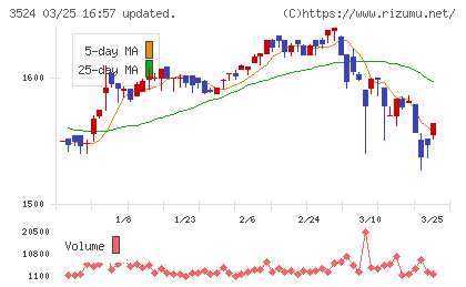 日東製網チャート