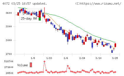 電算システムホールディングスチャート