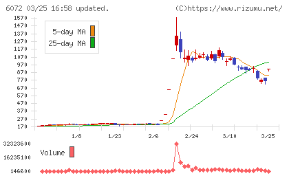 地盤ネットホールディングスチャート