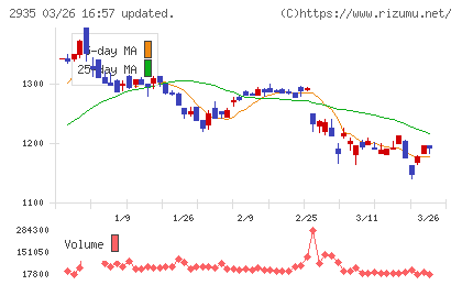 ピックルスホールディングスチャート