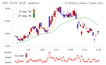 八洲電機チャート