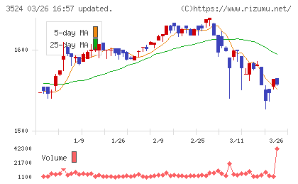 日東製網チャート