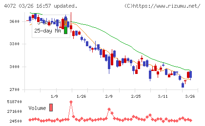 電算システムホールディングスチャート