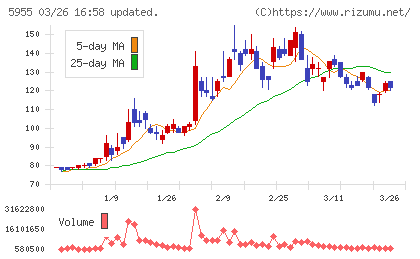 ワイズホールディングスチャート