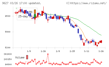 アインホールディングスチャート