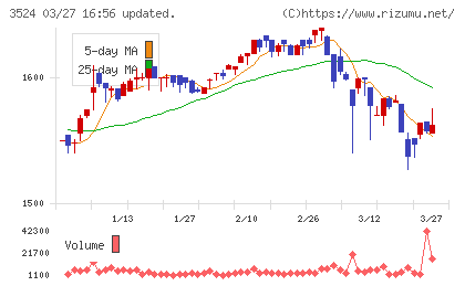 日東製網チャート