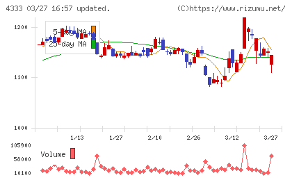 東邦システムサイエンスチャート