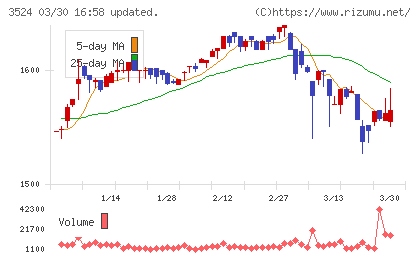 日東製網チャート