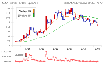 ワイズホールディングスチャート