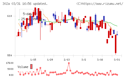 ビースタイルホールディングスチャート