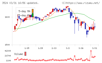 日東製網チャート