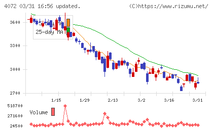 電算システムホールディングスチャート