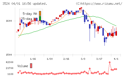 日東製網チャート