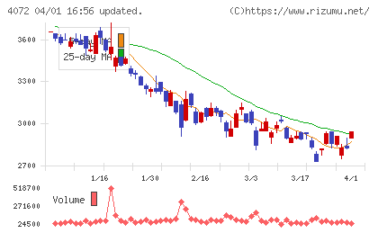 電算システムホールディングスチャート