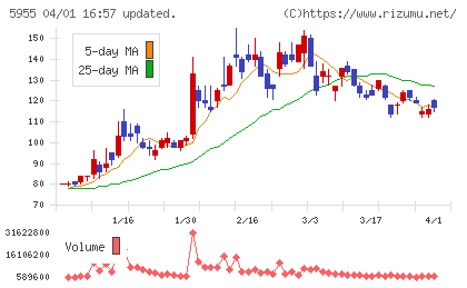 ワイズホールディングスチャート