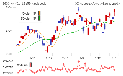 ＮＫＳＪホールディングスチャート