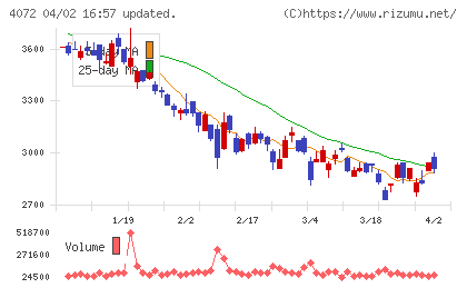 電算システムホールディングスチャート