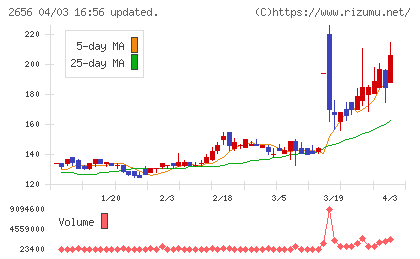 ベクターホールディングスチャート
