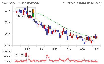 電算システムホールディングスチャート