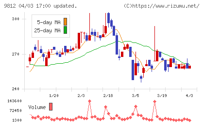 テーオーホールディングスチャート