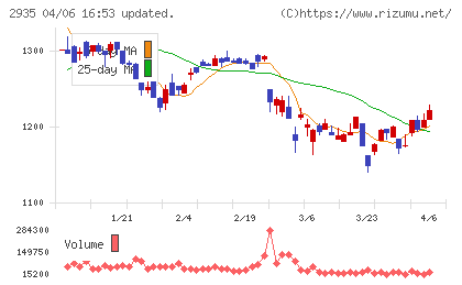 ピックルスホールディングスチャート