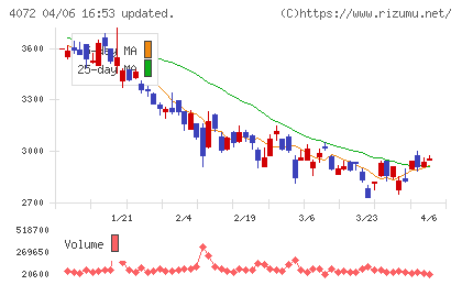 電算システムホールディングスチャート