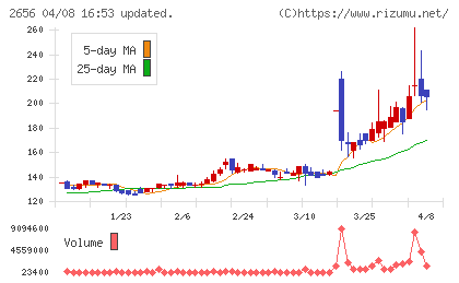 ベクターホールディングスチャート