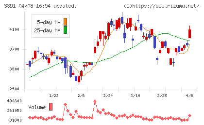ニッポン高度紙工業チャート