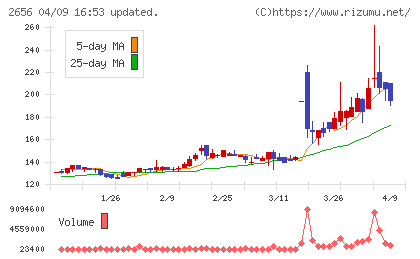 ベクターホールディングスチャート