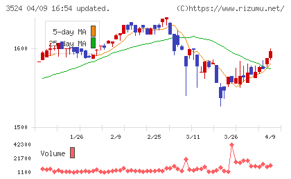 日東製網チャート