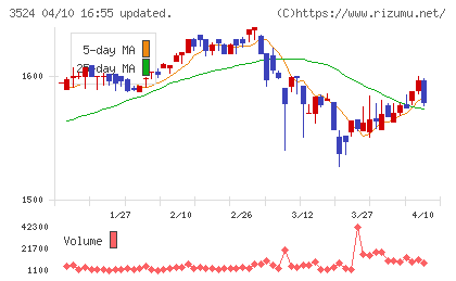 日東製網チャート