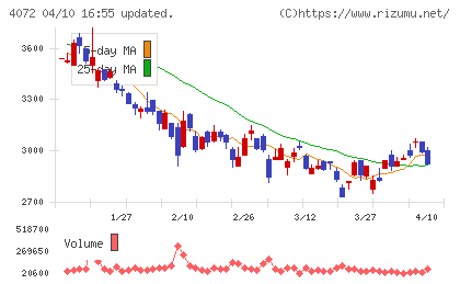 電算システムホールディングスチャート
