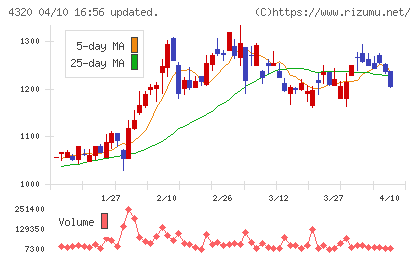 CEホールディングスチャート