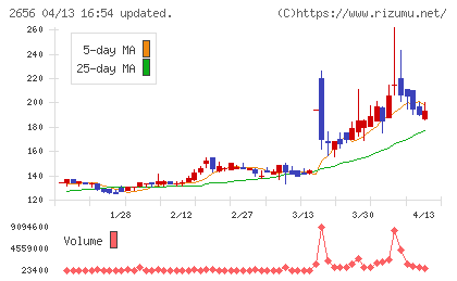 ベクターホールディングスチャート