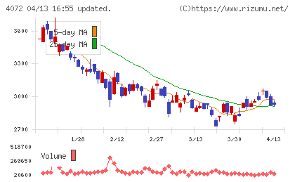 電算システムホールディングスチャート