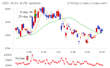 八洲電機チャート