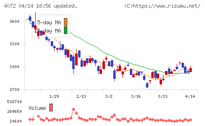 電算システムホールディングスチャート