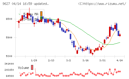 アインホールディングスチャート