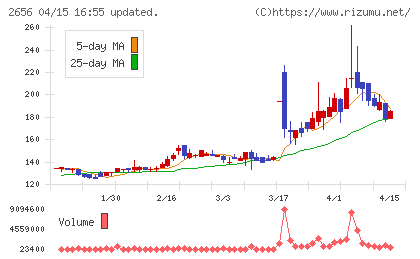 ベクターホールディングスチャート