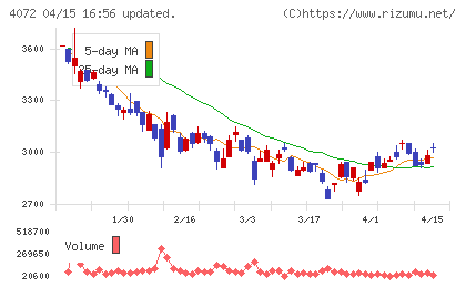 電算システムホールディングスチャート