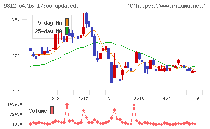 テーオーホールディングスチャート